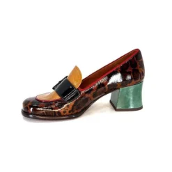 Chie Mihara Meisen Cuir Marron Rouge Vert*Femme Mocassins