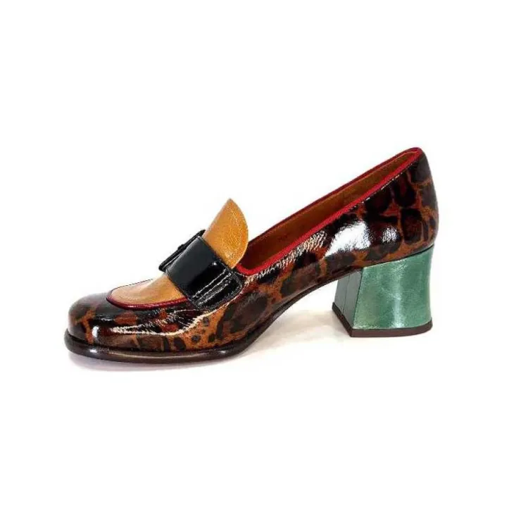 Chie Mihara Meisen Cuir Marron Rouge Vert*Femme Mocassins