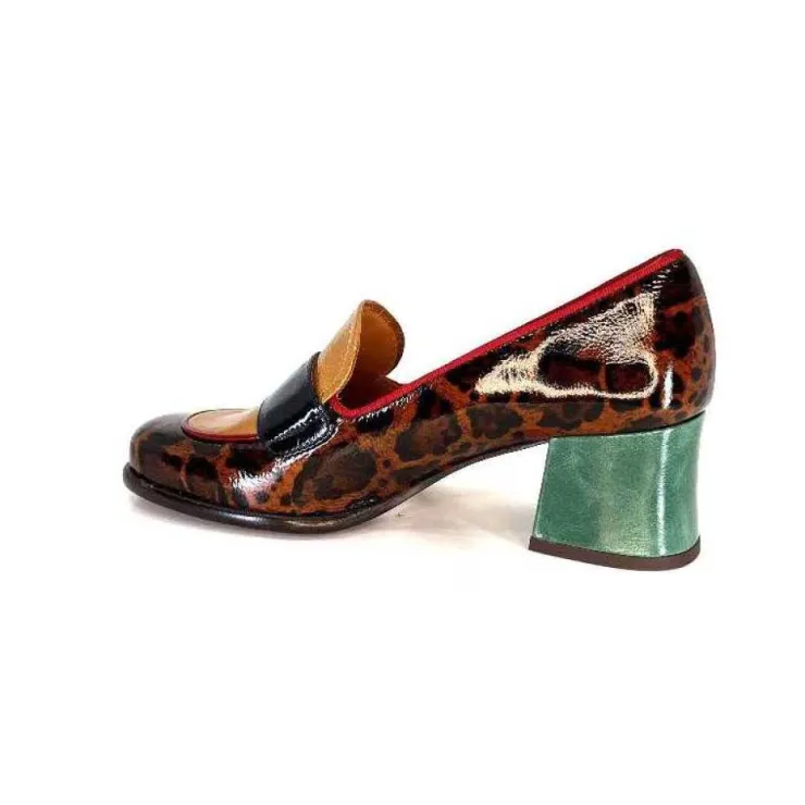 Chie Mihara Meisen Cuir Marron Rouge Vert*Femme Mocassins