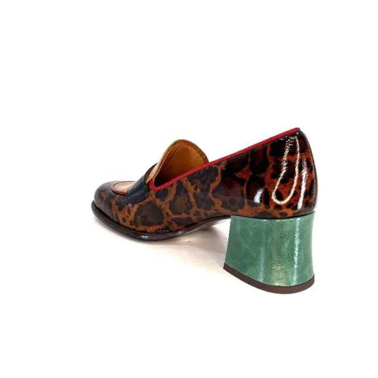 Chie Mihara Meisen Cuir Marron Rouge Vert*Femme Mocassins
