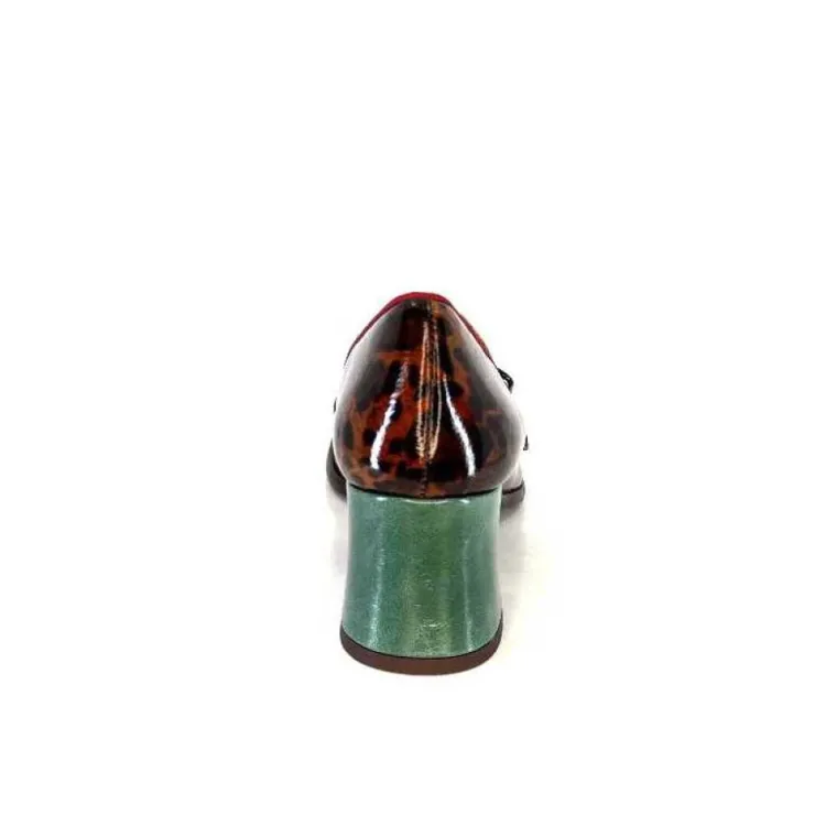 Chie Mihara Meisen Cuir Marron Rouge Vert*Femme Mocassins