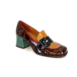 Chie Mihara Meisen Cuir Marron Rouge Vert*Femme Mocassins