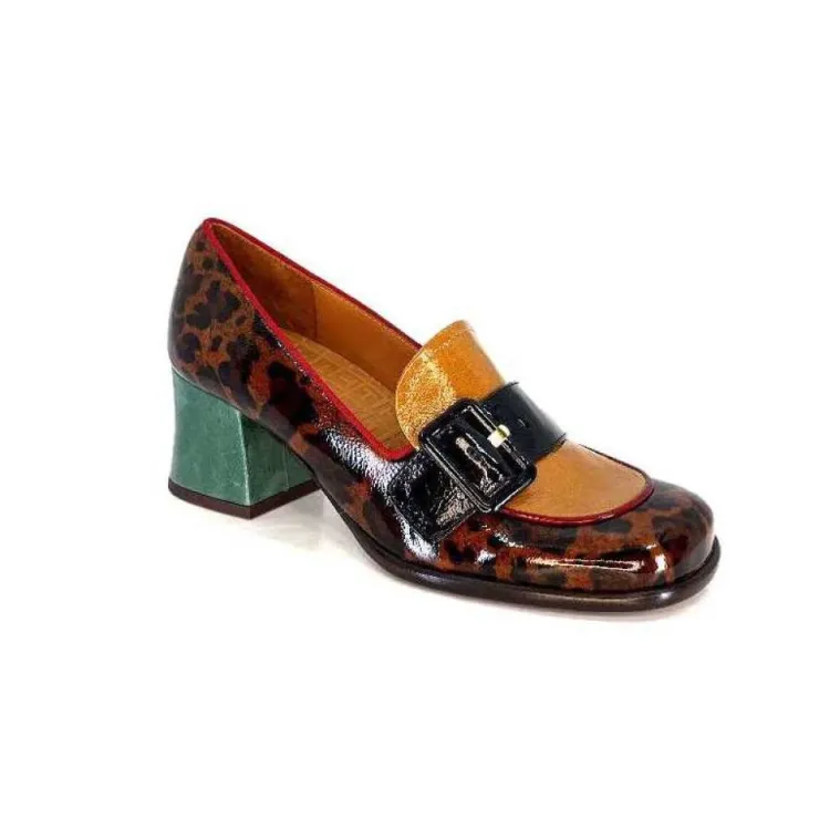 Chie Mihara Meisen Cuir Marron Rouge Vert*Femme Mocassins