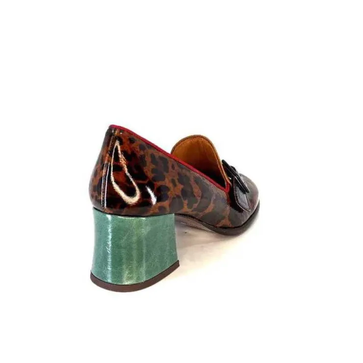 Chie Mihara Meisen Cuir Marron Rouge Vert*Femme Mocassins