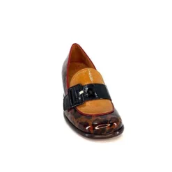 Chie Mihara Meisen Cuir Marron Rouge Vert*Femme Mocassins