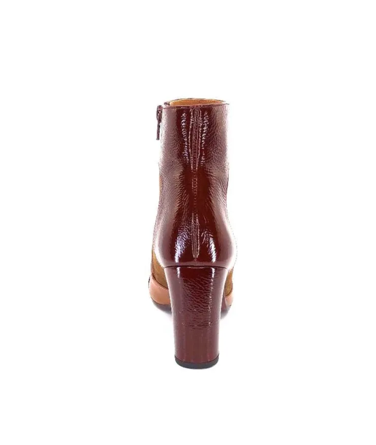 Chie Mihara Wetop Cuir, Cuir Vernis, Daim Marron*Femme Bottines