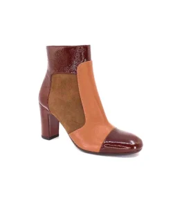 Chie Mihara Wetop Cuir, Cuir Vernis, Daim Marron*Femme Bottines