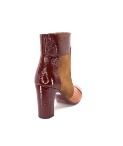 Chie Mihara Wetop Cuir, Cuir Vernis, Daim Marron*Femme Bottines
