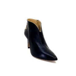 creatis Magic Cuir Noir Rouge Or*Femme Bottines