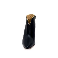 creatis Magic Cuir Noir Rouge Or*Femme Bottines
