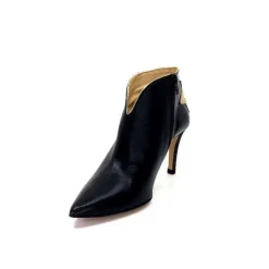 creatis Magic Cuir Noir Rouge Or*Femme Bottines