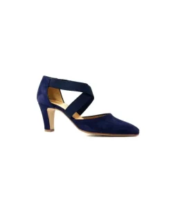 cristian daniel 0348 Daim Bleu Marine*Femme Escarpins