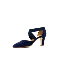 cristian daniel 0348 Daim Bleu Marine*Femme Escarpins