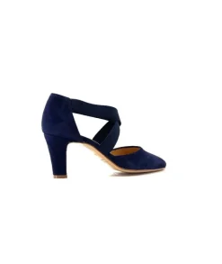 cristian daniel 0348 Daim Bleu Marine*Femme Escarpins