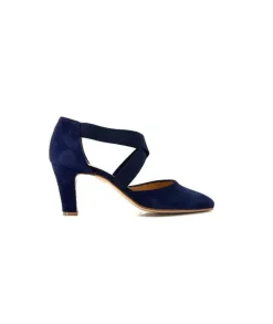 cristian daniel 0348 Daim Bleu Marine*Femme Escarpins