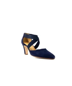 cristian daniel 0348 Daim Bleu Marine*Femme Escarpins
