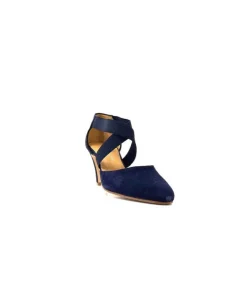 cristian daniel 0348 Daim Bleu Marine*Femme Escarpins
