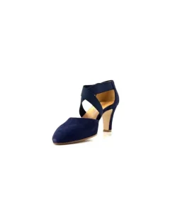 cristian daniel 0348 Daim Bleu Marine*Femme Escarpins