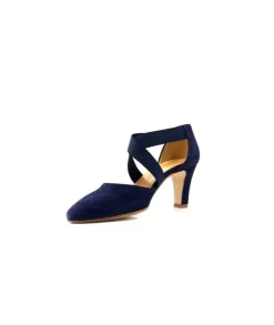 cristian daniel 0348 Daim Bleu Marine*Femme Escarpins