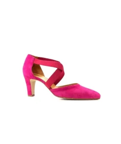 cristian daniel 0348 Daim Fuchsia*Femme Escarpins