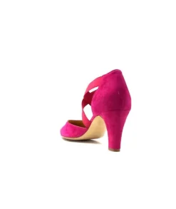 cristian daniel 0348 Daim Fuchsia*Femme Escarpins