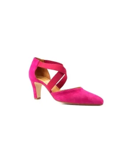 cristian daniel 0348 Daim Fuchsia*Femme Escarpins