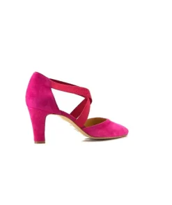 cristian daniel 0348 Daim Fuchsia*Femme Escarpins