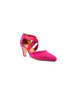 cristian daniel 0348 Daim Fuchsia*Femme Escarpins