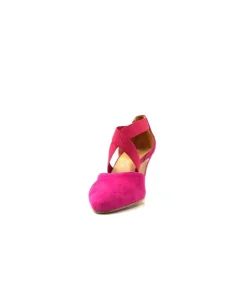 cristian daniel 0348 Daim Fuchsia*Femme Escarpins