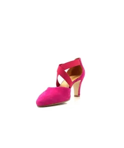 cristian daniel 0348 Daim Fuchsia*Femme Escarpins