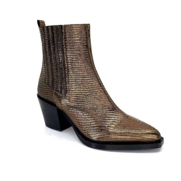 Dansi 6140 Cuir Bronze*Femme Santiags