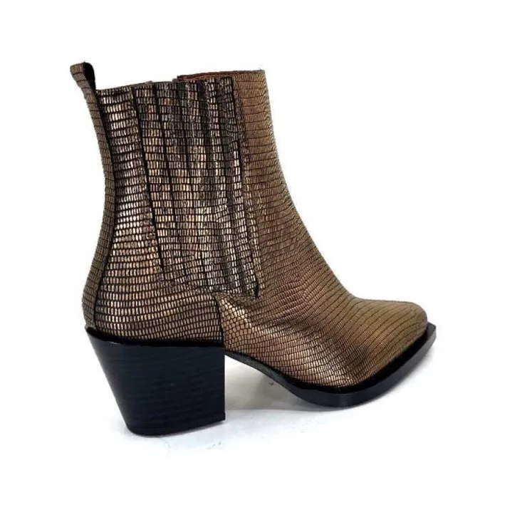 Dansi 6140 Cuir Bronze*Femme Santiags