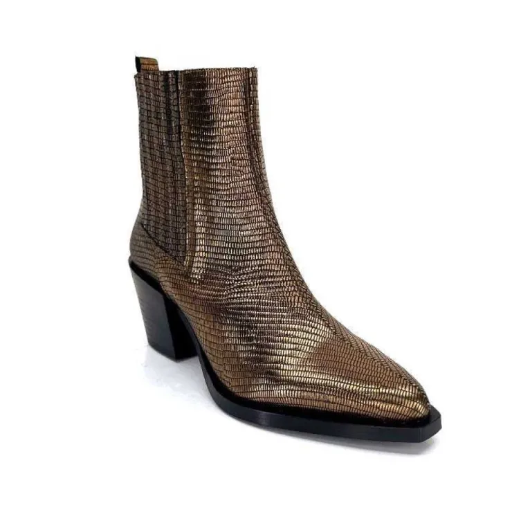 Dansi 6140 Cuir Bronze*Femme Santiags