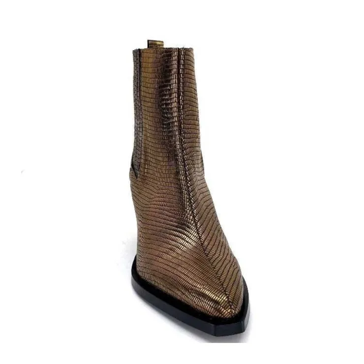 Dansi 6140 Cuir Bronze*Femme Santiags