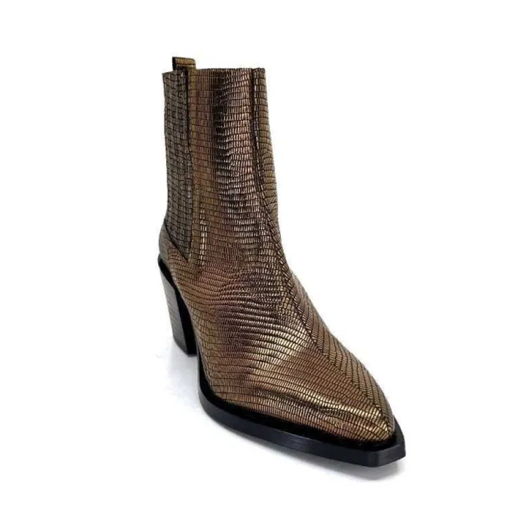 Dansi 6140 Cuir Bronze*Femme Santiags