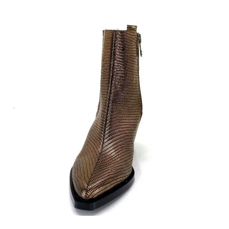 Dansi 6140 Cuir Bronze*Femme Santiags