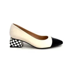 Dansi 5943 Cuir Creme*Femme Escarpins