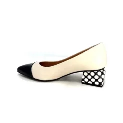 Dansi 5943 Cuir Creme*Femme Escarpins