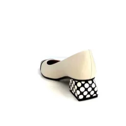 Dansi 5943 Cuir Creme*Femme Escarpins