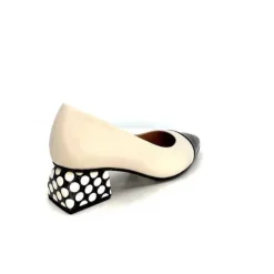 Dansi 5943 Cuir Creme*Femme Escarpins