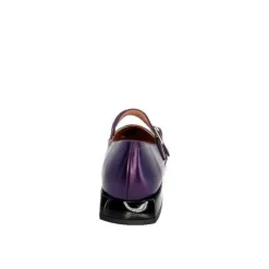 Dansi 5702 Cuir Metallique Violet*Femme Ballerines