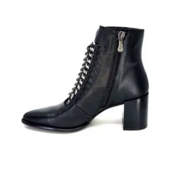 Dansi 6104 Cuir Noir*Femme Bottines