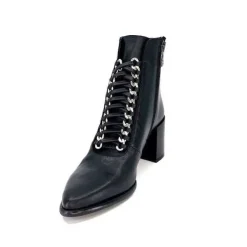 Dansi 6104 Cuir Noir*Femme Bottines