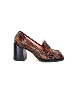 Dansi 4963 Cuir Snack Marron*Femme Mocassins