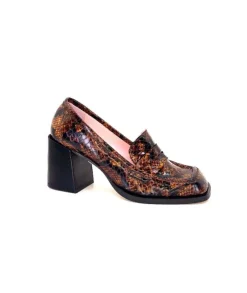 Dansi 4963 Cuir Snack Marron*Femme Mocassins