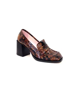 Dansi 4963 Cuir Snack Marron*Femme Mocassins