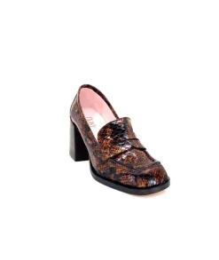 Dansi 4963 Cuir Snack Marron*Femme Mocassins