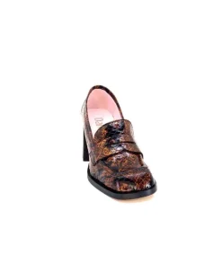 Dansi 4963 Cuir Snack Marron*Femme Mocassins