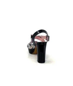 Dansi 5580 Duma Cuir Noir Multi*Femme Sandales
