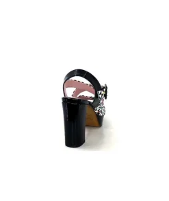 Dansi 5580 Duma Cuir Noir Multi*Femme Sandales